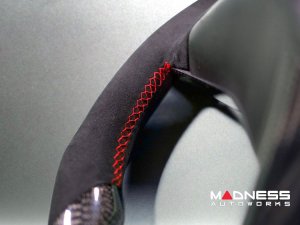 Alfa Romeo Stelvio Steering Wheel - Carbon Fiber - w/ LED Functions - QV Models